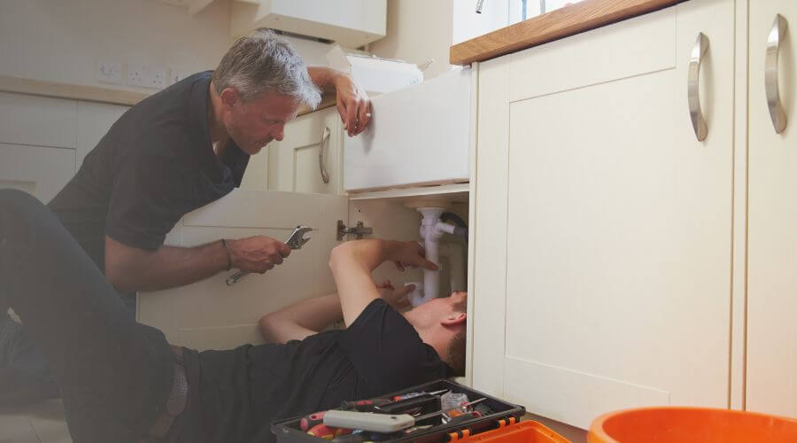 Professional burst pipe repair services in Kell, IL